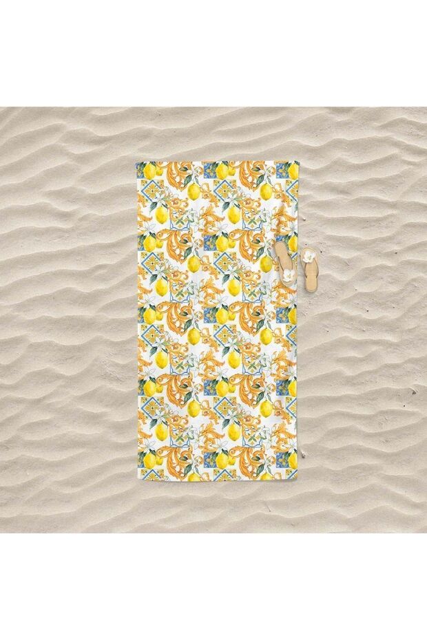 Sea and Beach Printed Towel