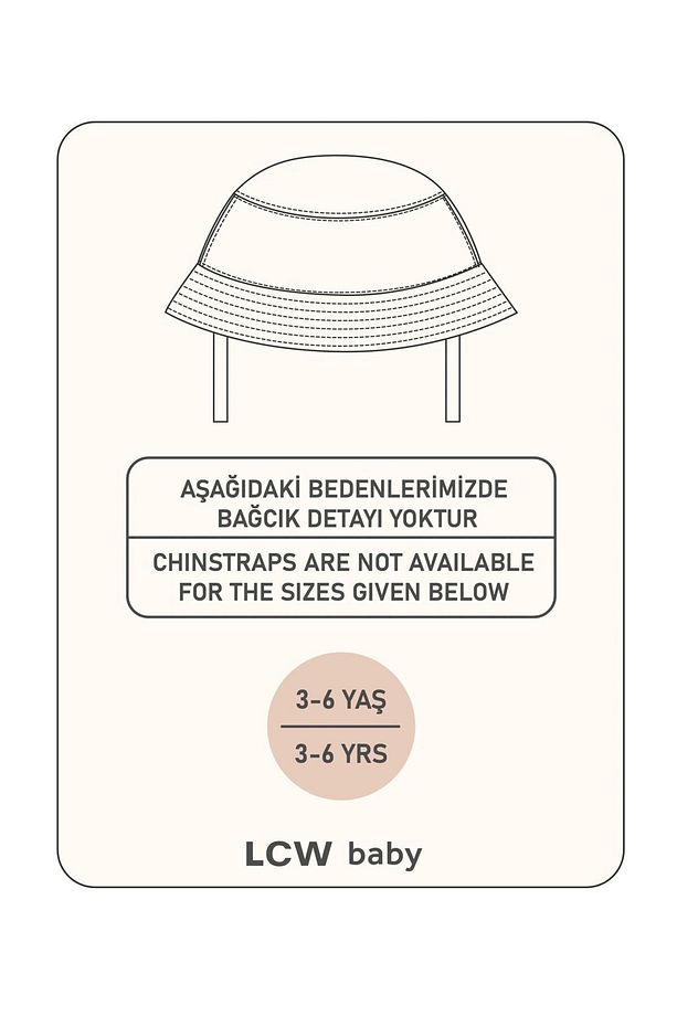 LCW baby 3 Boyutlu Erkek Bebek Bucket Şapka - 5