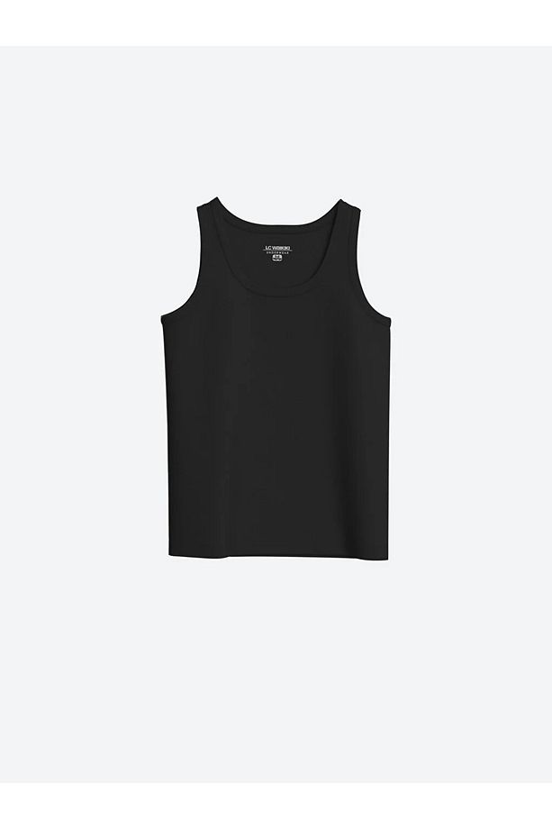 LCW Kids Bisiklet Yaka Basic Erkek Çocuk Atlet 5'li - 2