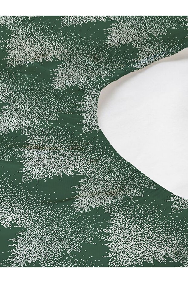 New Year's Special Pattern Printed Single Elastic Sheet Set - 2