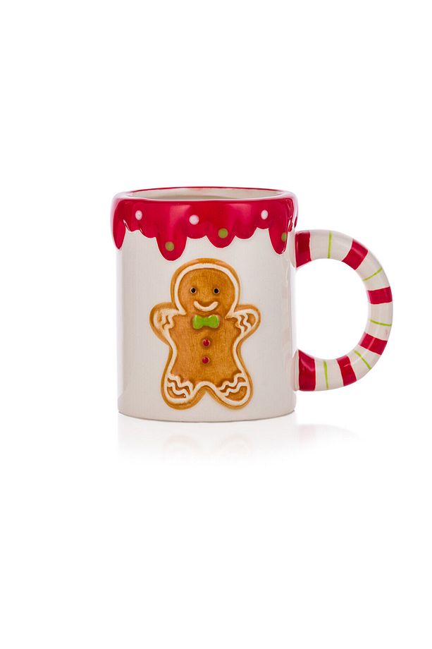 LCW HOME Yılbaşı Temalı Seramik Kupa 380 Ml - 4