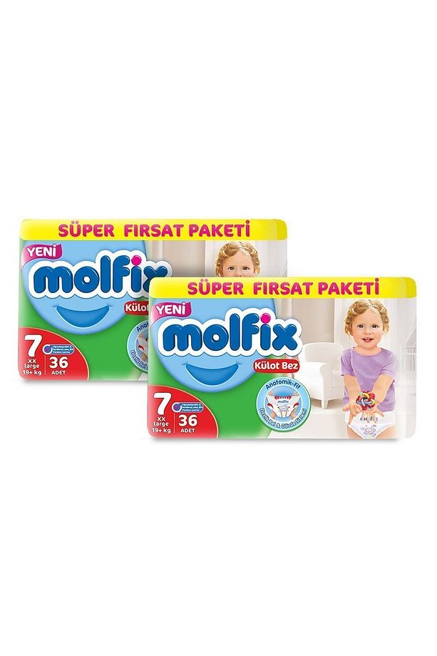 Külot Bez 7 Beden xx Large Aylık Fırsat Paketi 72 adet - 2