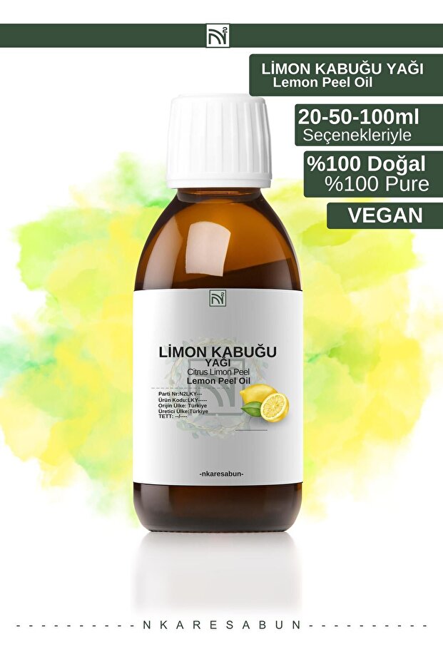 Lemon Peel Oil 100 ml 100% Natural, No Additives or Preservatives.