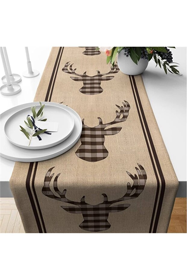 New Year's Special Deer Patterned Runner - 1
