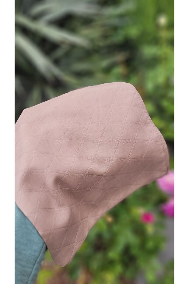 Women's Hijab Bamboo Jacquard Scarf*Beige 3