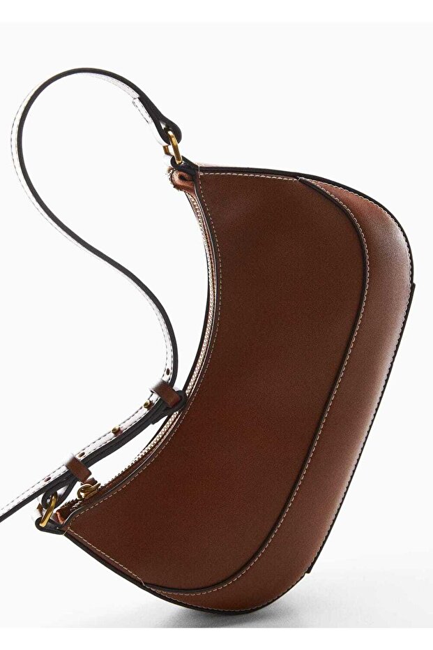 Kısa saplı oval çanta - 4