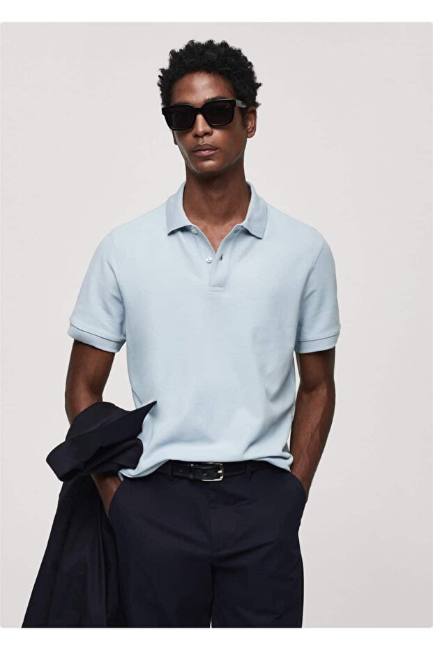 %100 pamuklu pike polo - 1