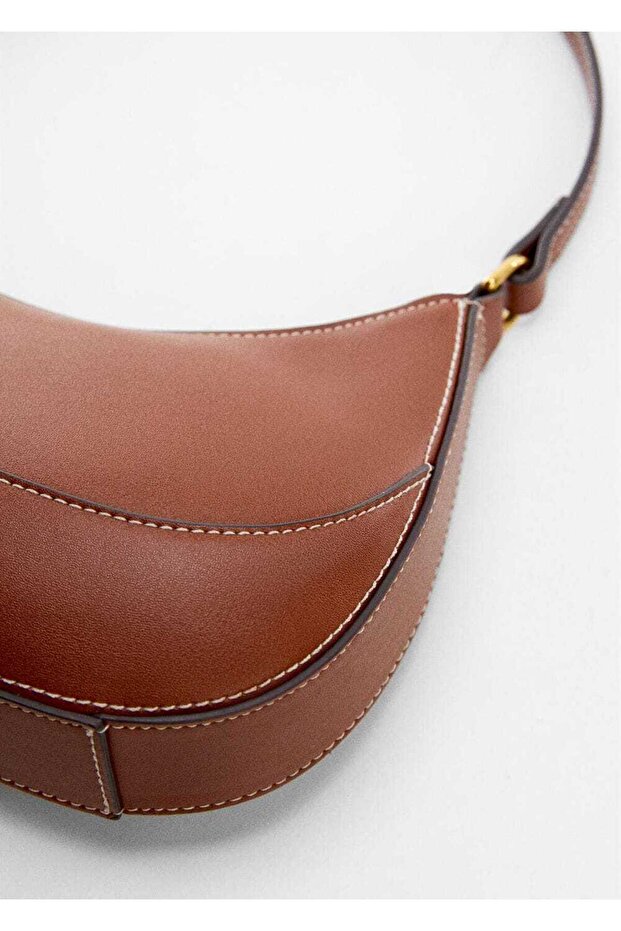 Kısa saplı oval çanta - 6