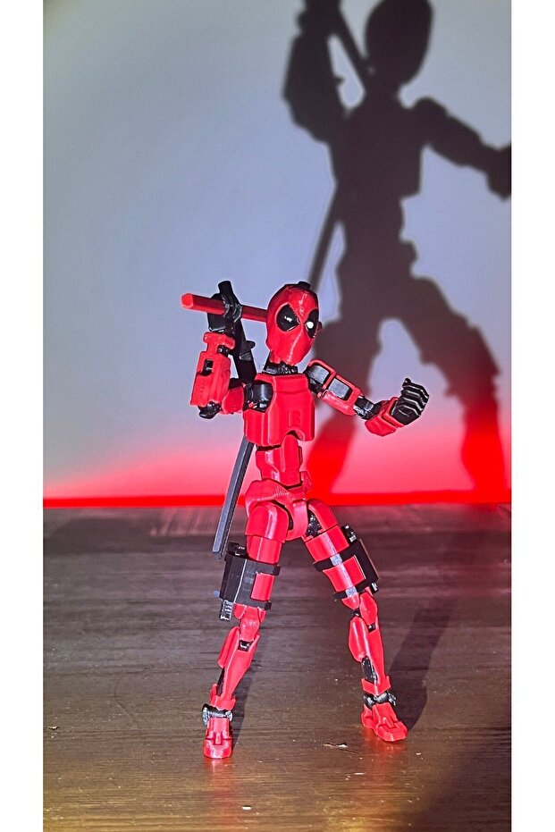 Deadpool 13 Dummy - Movable Shape Changing Robot Toy Figure(Gun Set Included) - 8