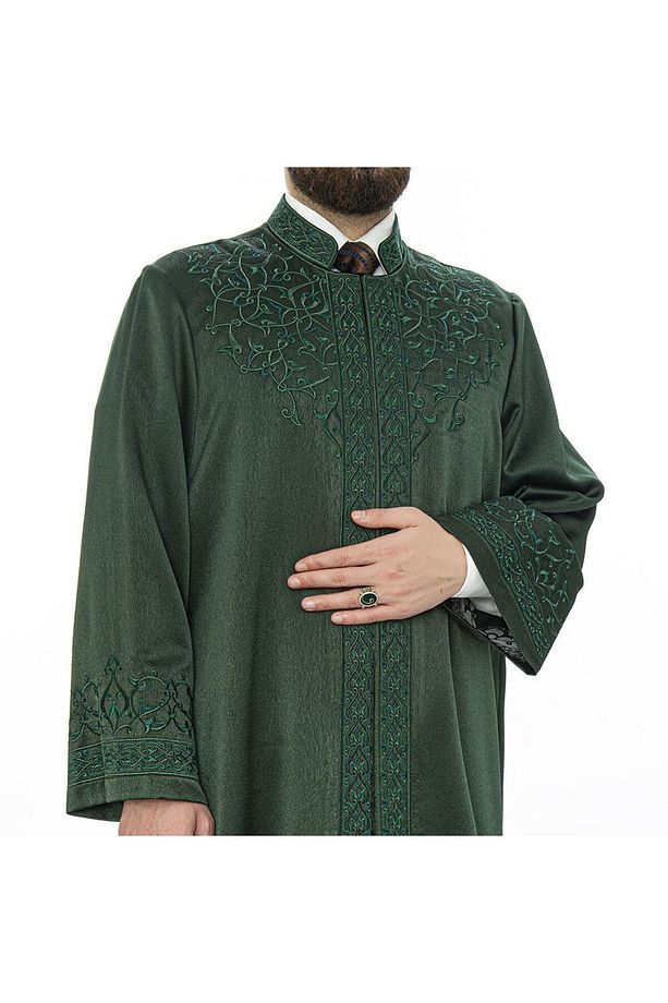 Lüks Yeşil Vera İmam Cübbesi - 3