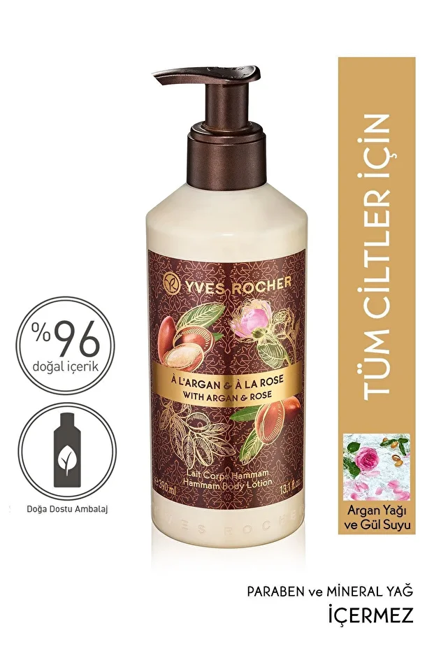 Nemlendirici Vücut Losyonu - Oryantal Argan Ve Gül- 390ml-95035 - 1