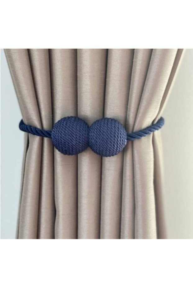 Navy Blue Curtain Accessory