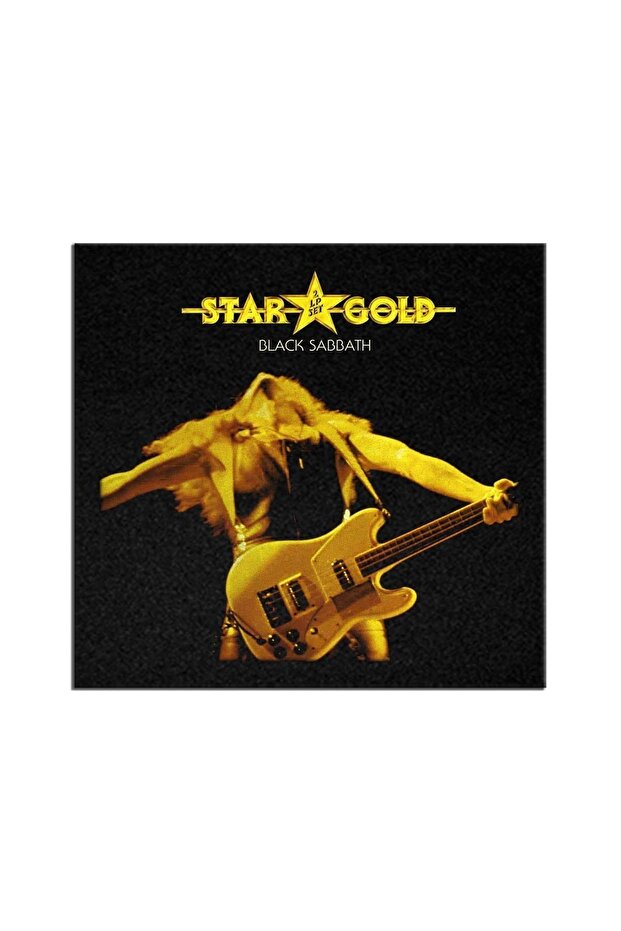 Black Sabbath Star Gold Album Arma Peç Patch Patch
