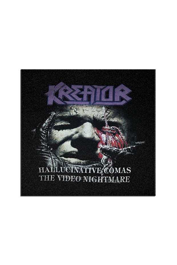 Kreator Hallucinative Comas Album Arma Peç Patch Patch