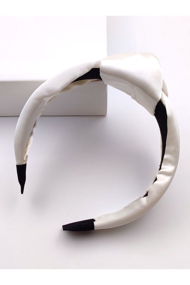 Women's knot detailed satin crown hair band hair crown crown