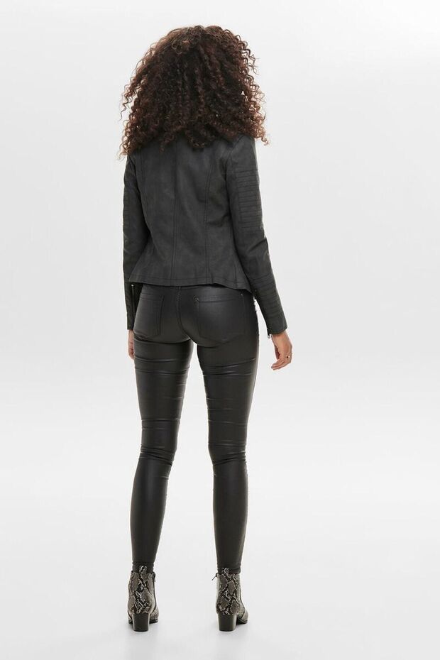 Kadın Siyah Antrasit Ceket - 4