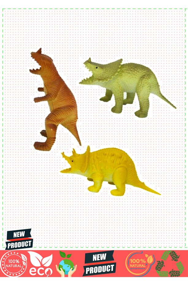 Dinozorlar Dünyası Poşetli 5 Litre Kız Erkek Çocuk Oyuncakları Eğitici Oyuncaklar - 8