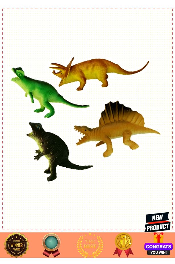 Dinozorlar Dünyası Poşetli 5 Litre Kız Erkek Çocuk Oyuncakları Eğitici Oyuncaklar - 5