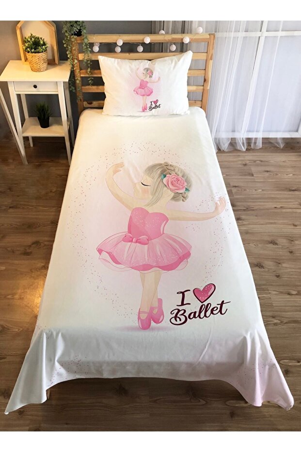مفرش سرير للأطفال بتصميم راقصة الباليه المزخرفة من Evmila