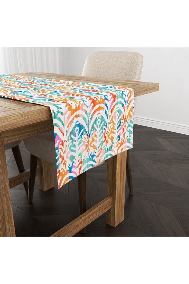 Ikat Patterned Runner Model - 1