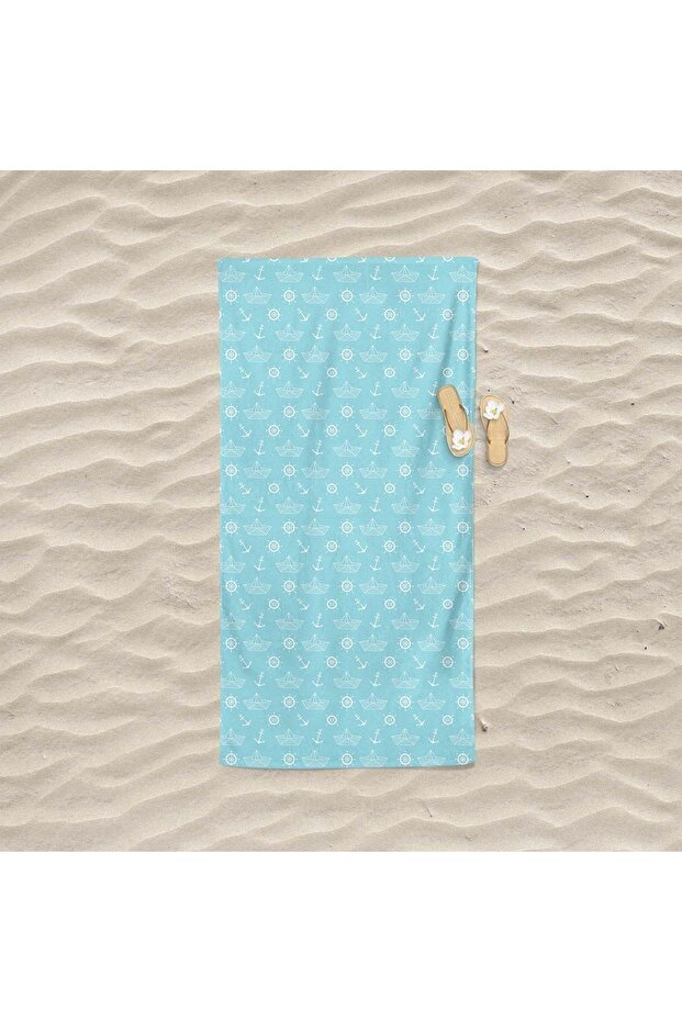 Sea and Beach Printed Towel