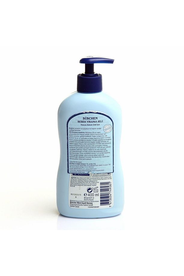 Hassas Ciltler Için Bebek Yıkama Jeli 400 Ml - 4