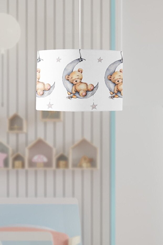 Evmila Ayda Uyuyan Ayıcık Çocuk Odası Sarkıt Avize Modeli - 1