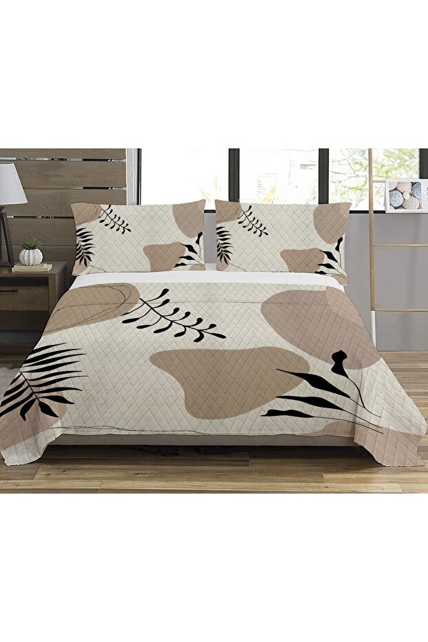 Double Patterned Printed Pique - 200x220 Cm - 1