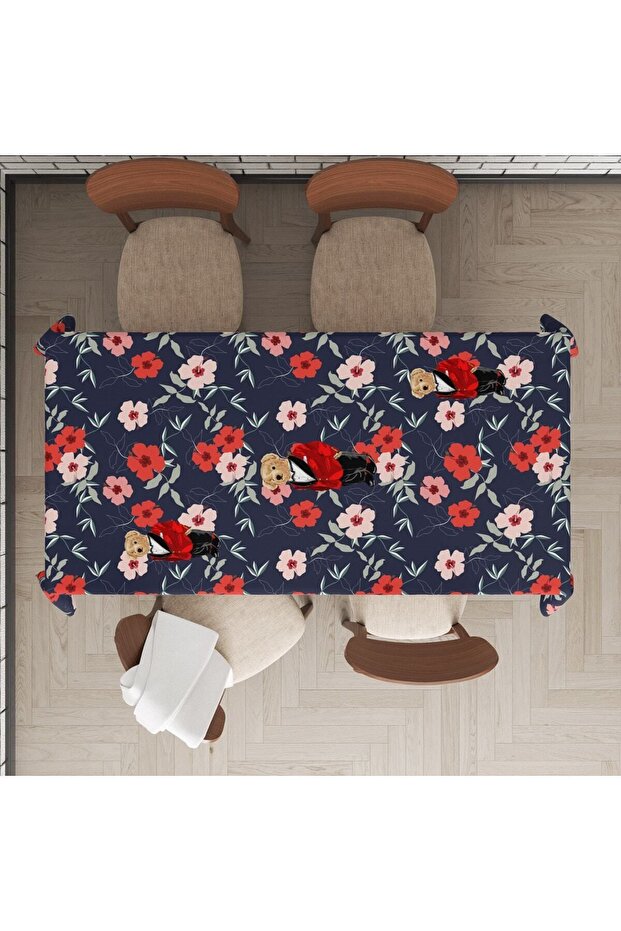 Floral Patterned Tablecloth