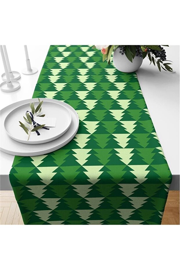 New Year's Special Tree Patterned Runner - 1