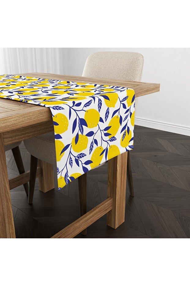 Lemon Patterned Runner Model - 1