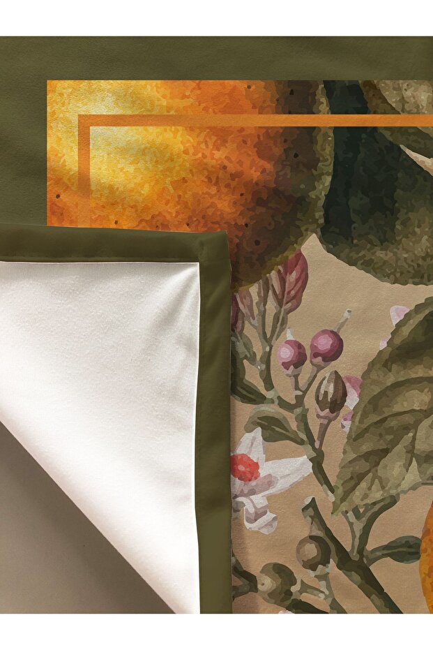 Printed Modern Pattern Velvet Texture Tablecloth - 2