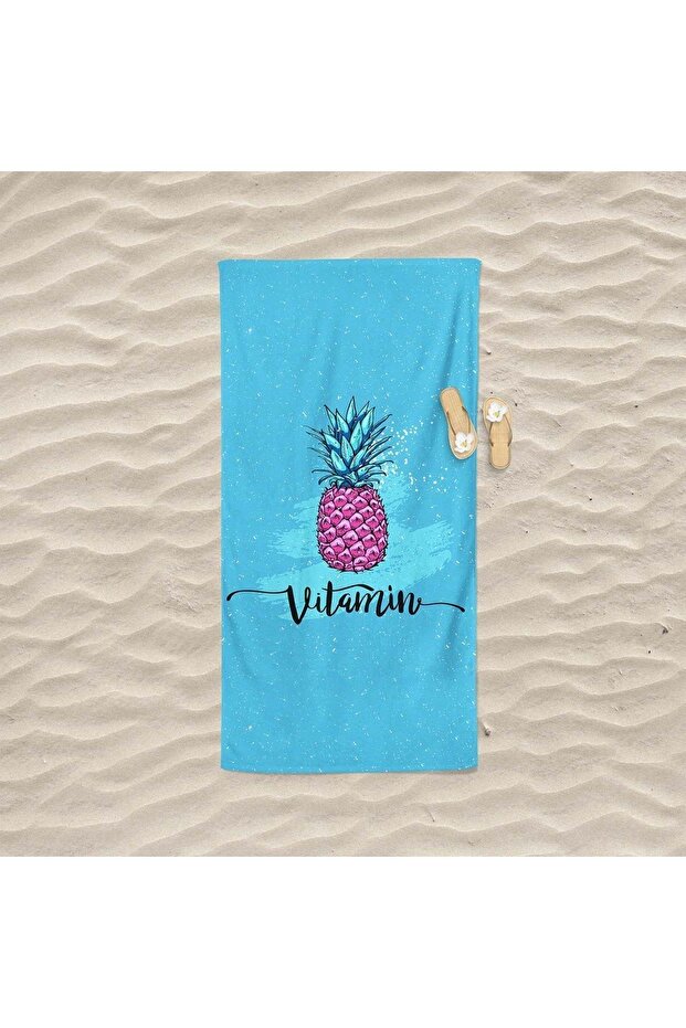 Sea and Beach Printed Towel