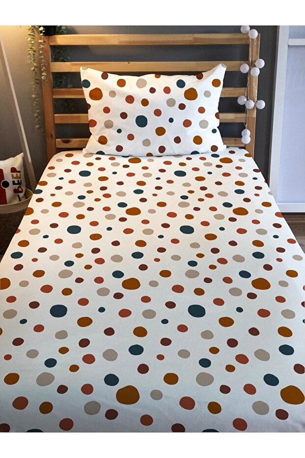Digital Printed Colorful Polka Dots Cover Pillow Set 1510