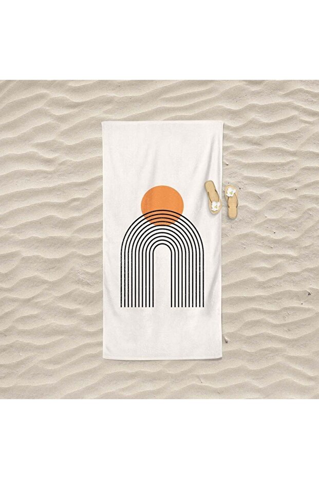 Sea and Beach Printed Towel