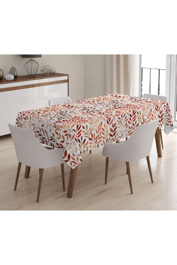 Printed Velvet Texture Tablecloth - 1