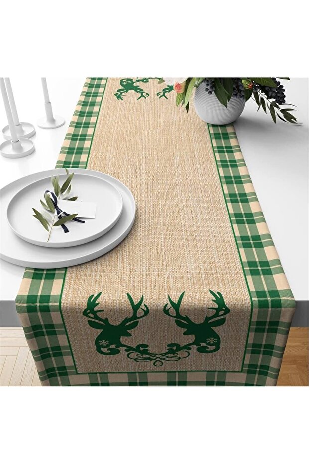 New Year's Special Deer Patterned Runner - 1