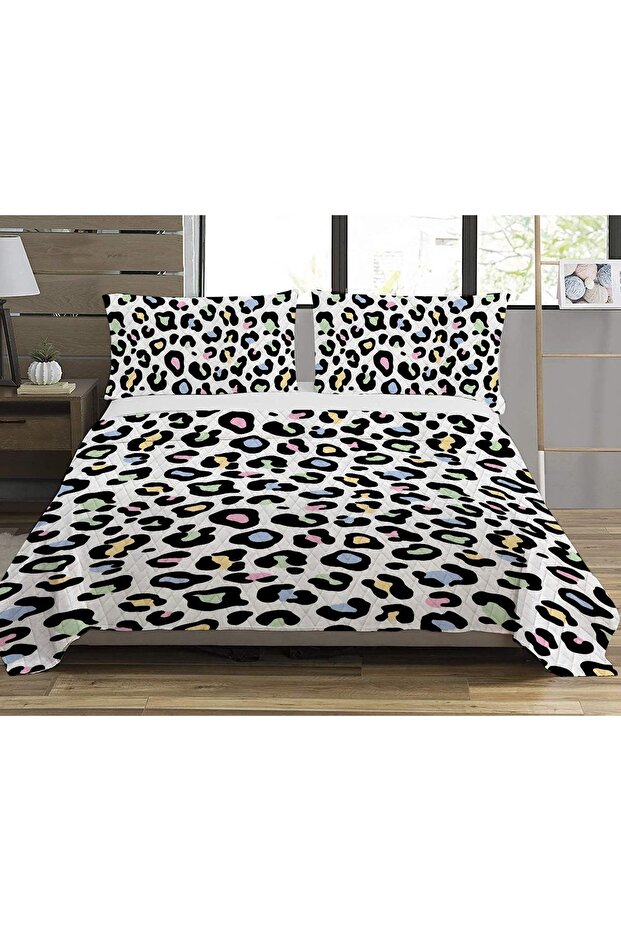 بيكيه مطبوع بنمط مزدوج - 200x220 سم