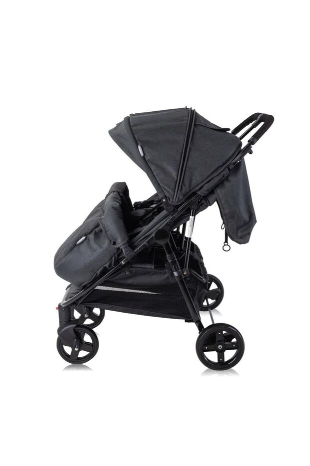 Duo Ikiz Bebek Arabası – Black - 4