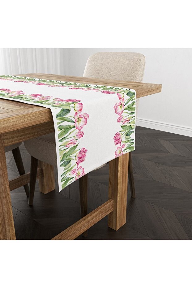 Çiçek Desenli Runner Modeli - 1