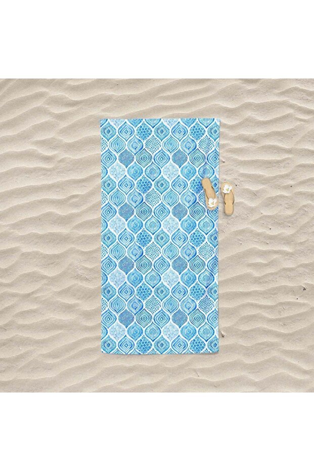 Sea and Beach Printed Towel