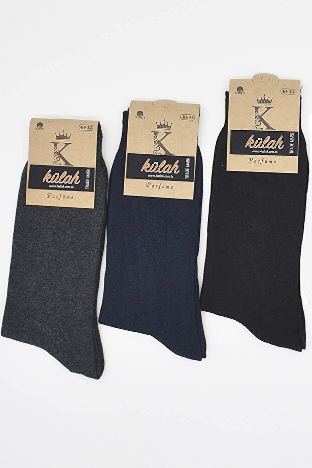 3 Pairs of Men's Cotton Socks Scented 40-44