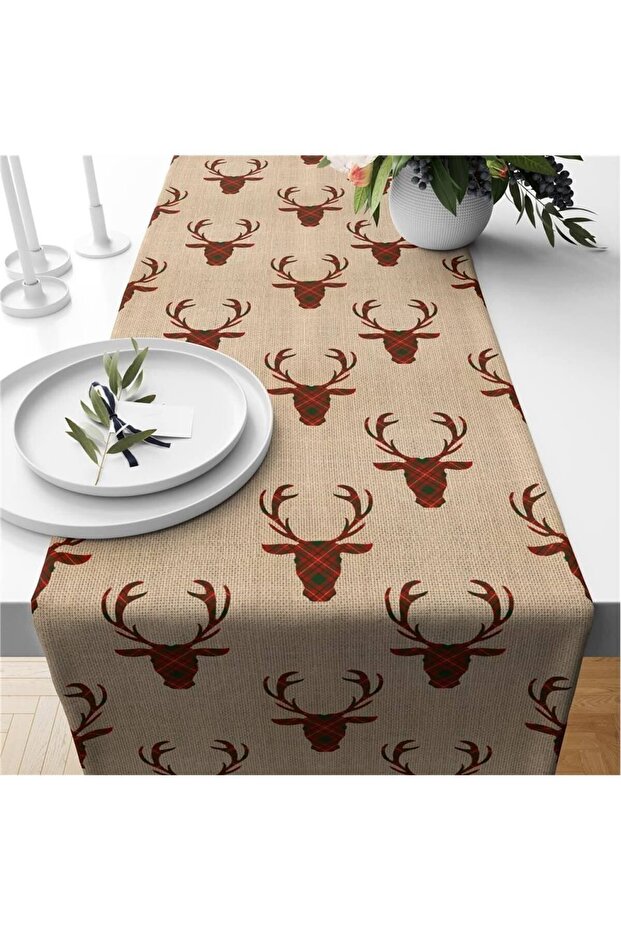 New Year's Special Deer Patterned Runner - 1