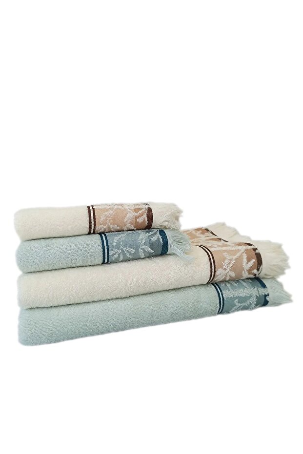 Sunset Bambu 4'lü Havlu Seti - 1