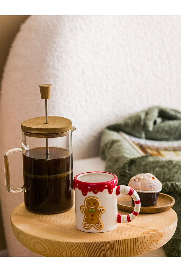 LCW HOME Yılbaşı Temalı Seramik Kupa 380 Ml - 2