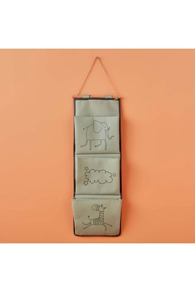 منظم حديقة الحيوان باللون الأخضر (20x60 سم)