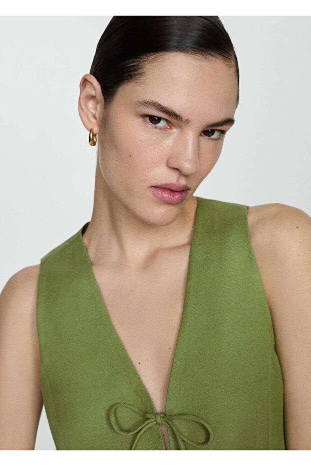 Bağ kapamalı yelek - 5