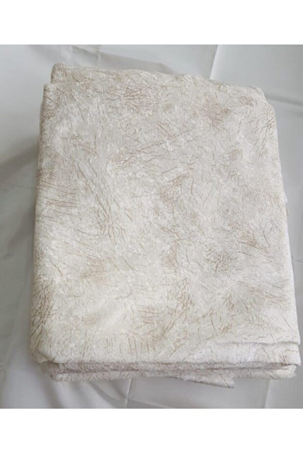 Silk Velvet Veined Pattern Sponge Sofa Sofa Bed Cover Cream
