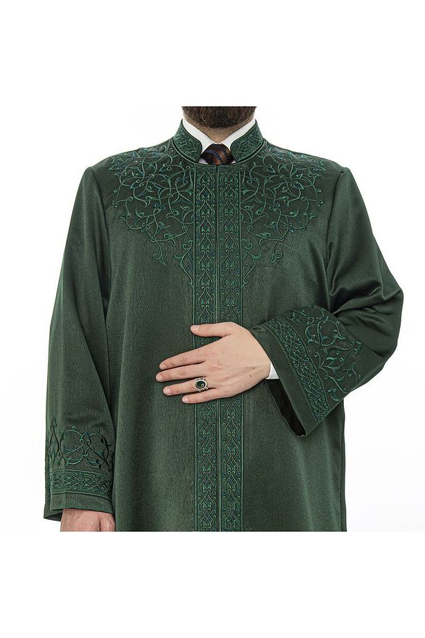 Lüks Yeşil Vera İmam Cübbesi - 1