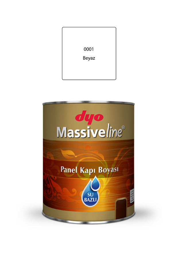 MASSIVELINE Su Bazlı Panel Kapı Boyası 0,75 Lt - 1